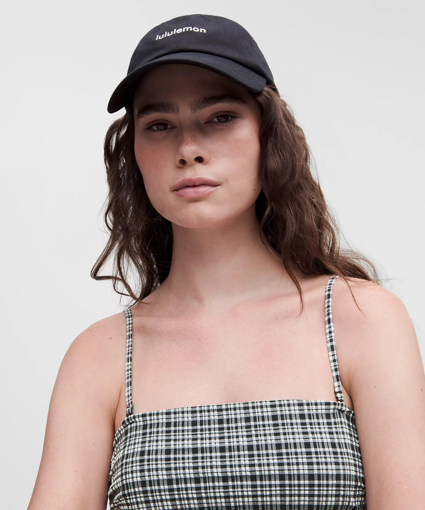 Seersucker Check Strappy Tank Top - 4