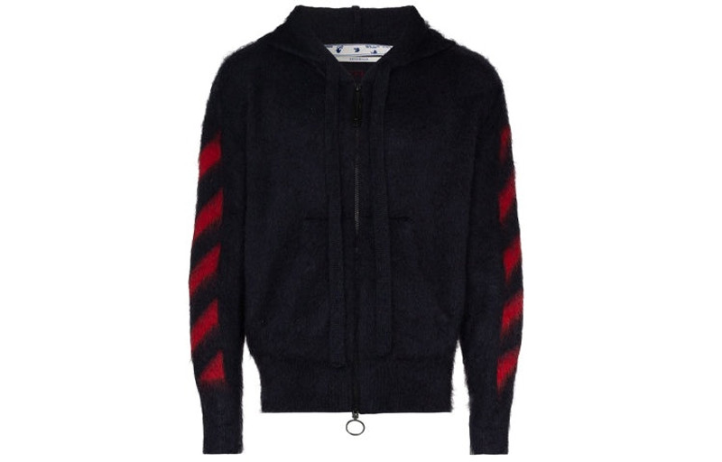 Off-White Off-White FW20 ArrowsPrinting Pullover Men Black OMHA073E20KNI0010725 outlook