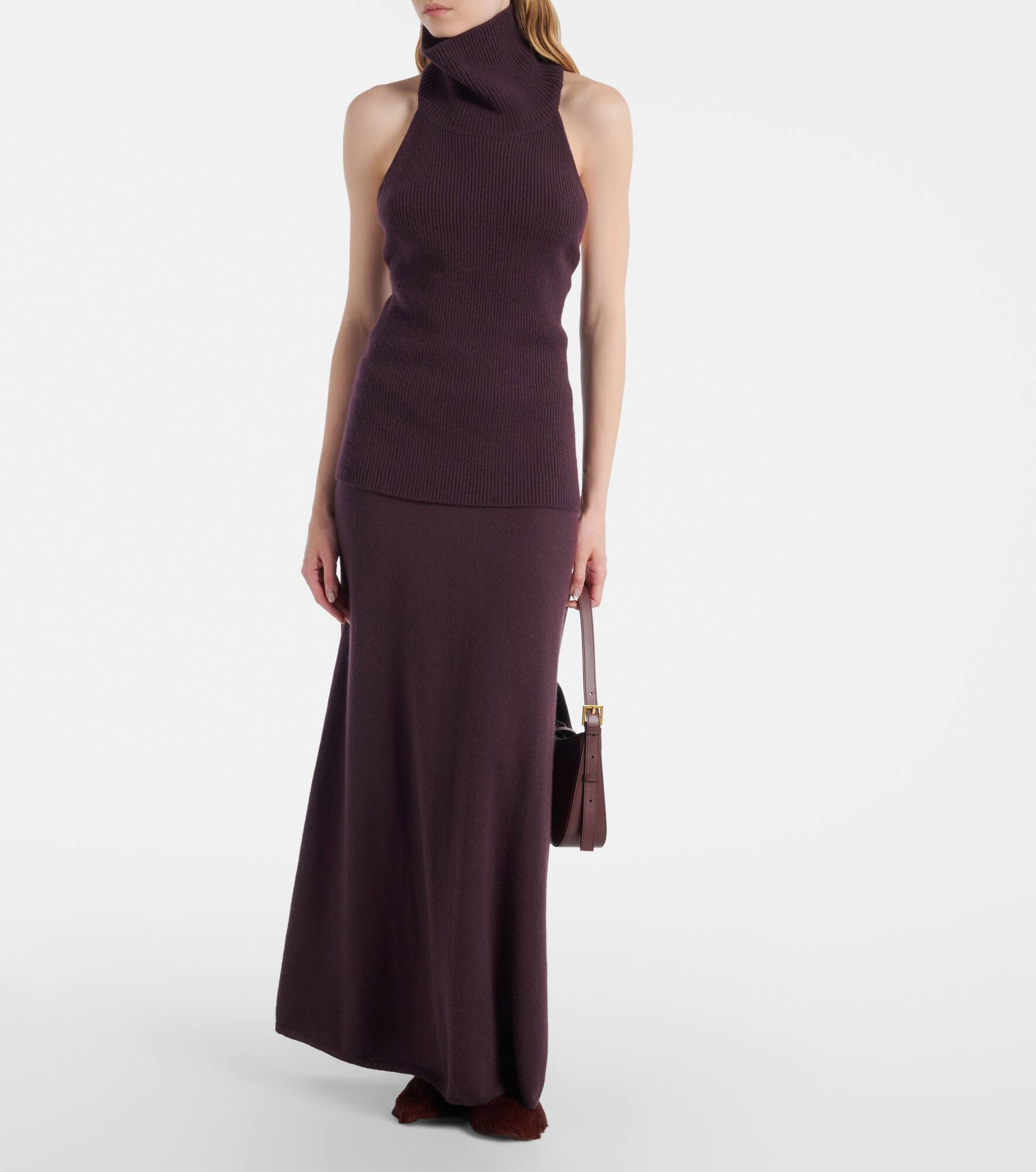 Maddie open-back cashmere top - 2