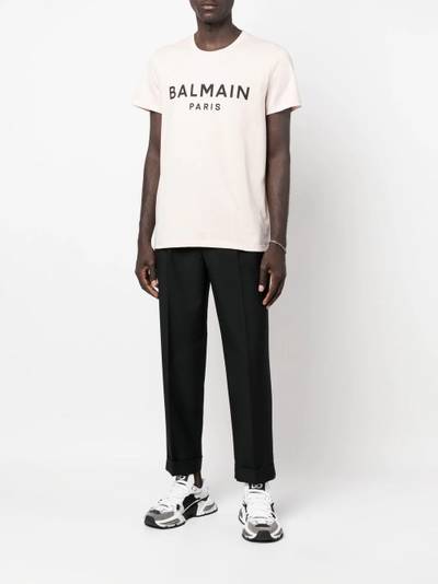 Balmain logo-print detail T-shirt outlook