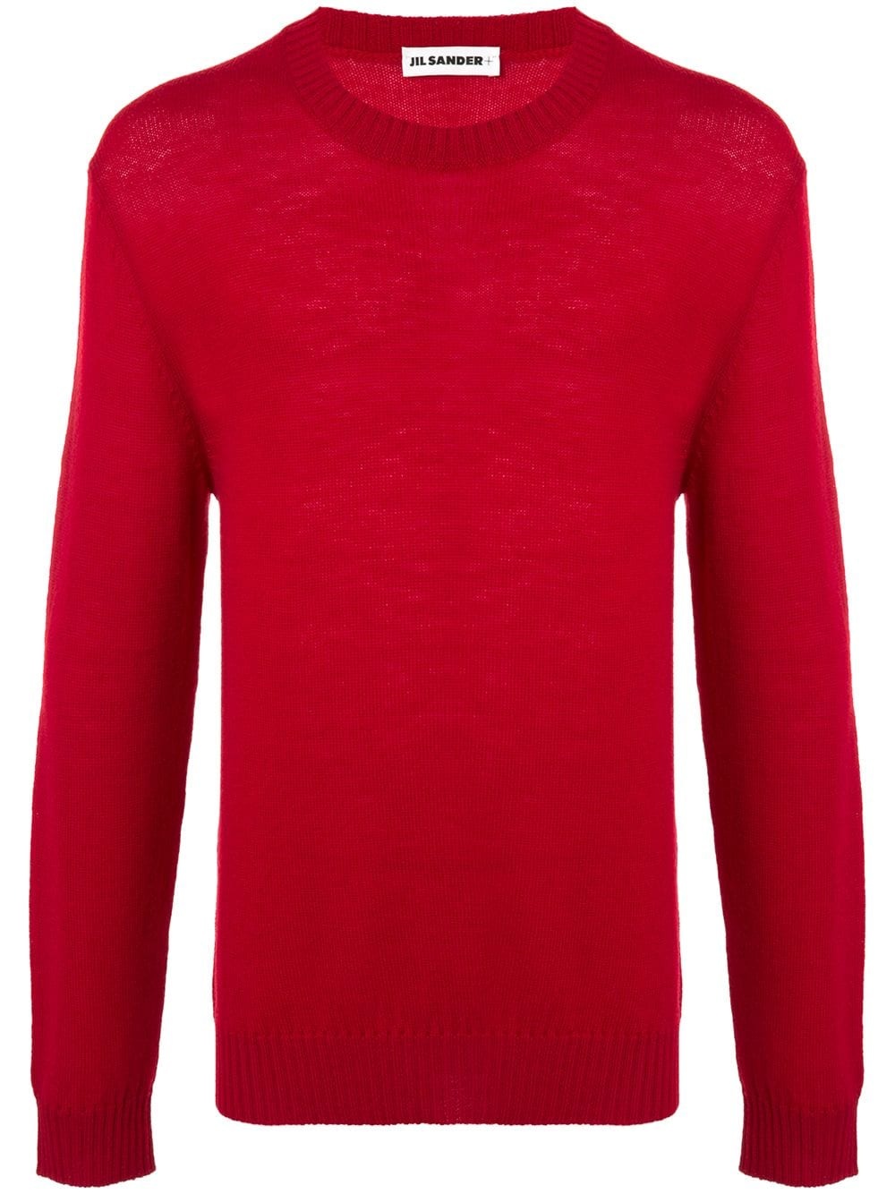 crew neck long-sleeve jumper - 1