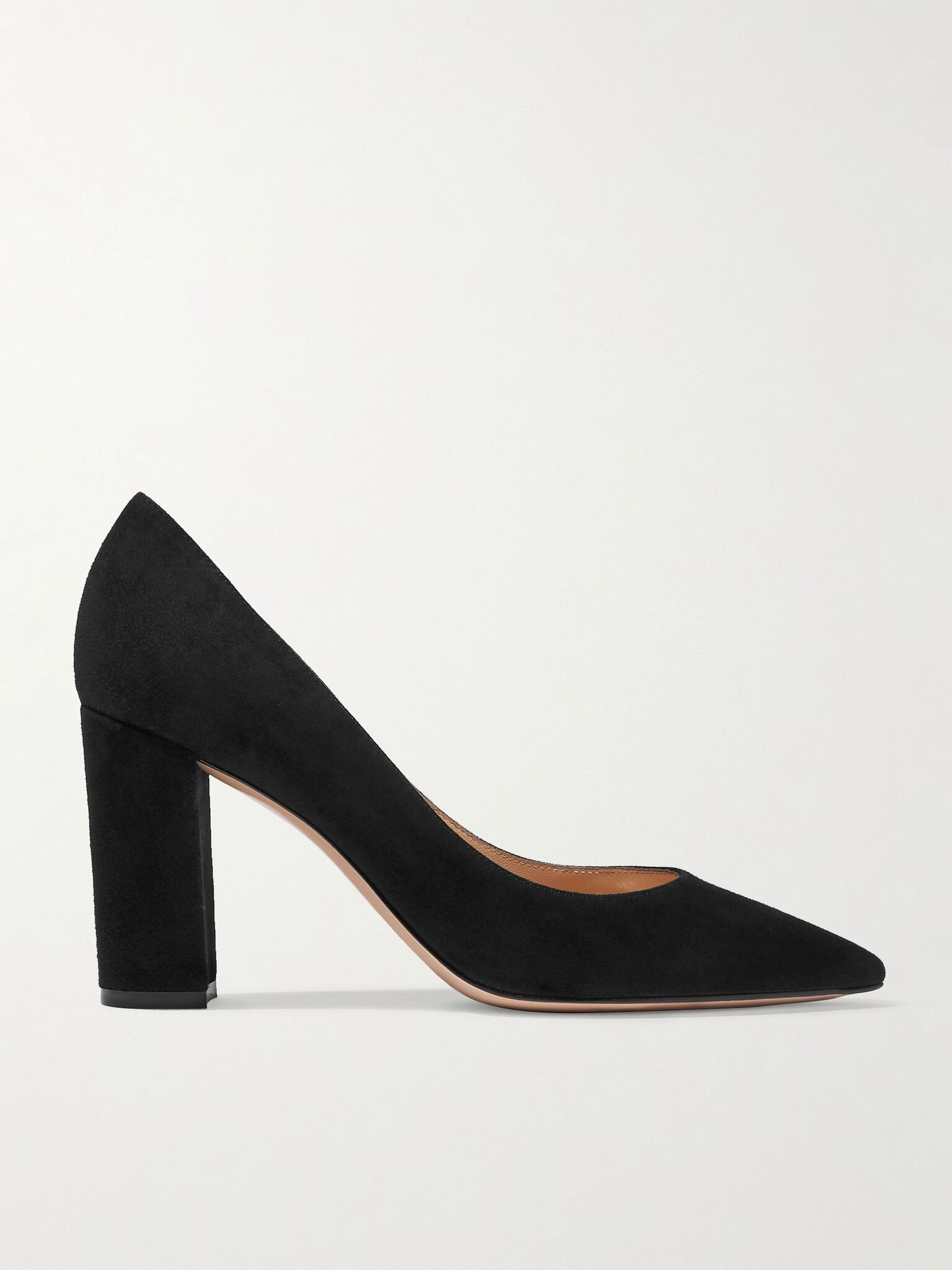 Piper 85 suede pumps Black - 1