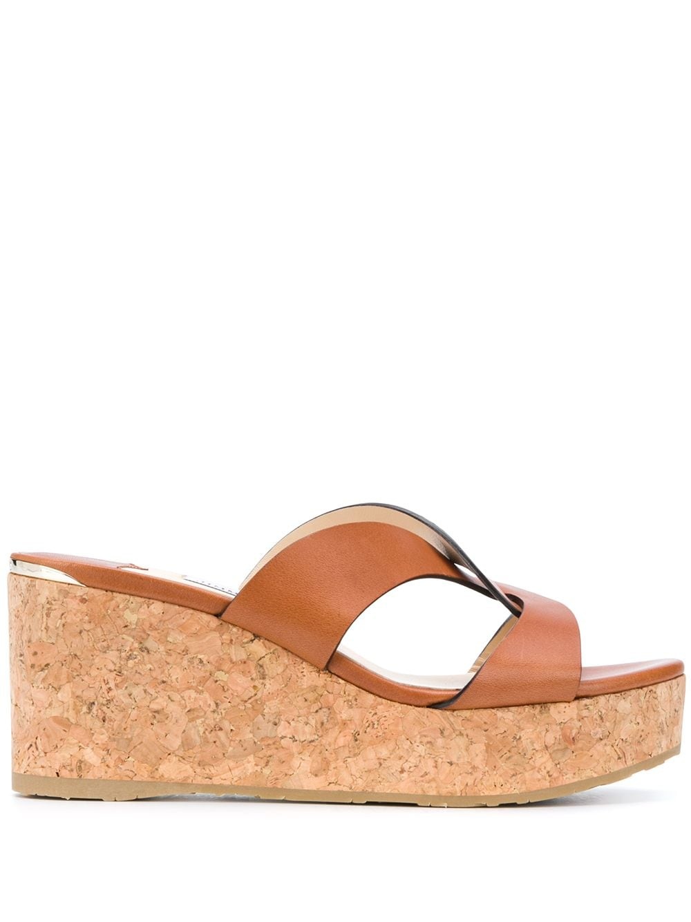 Atia 75mm wedge sandals - 1