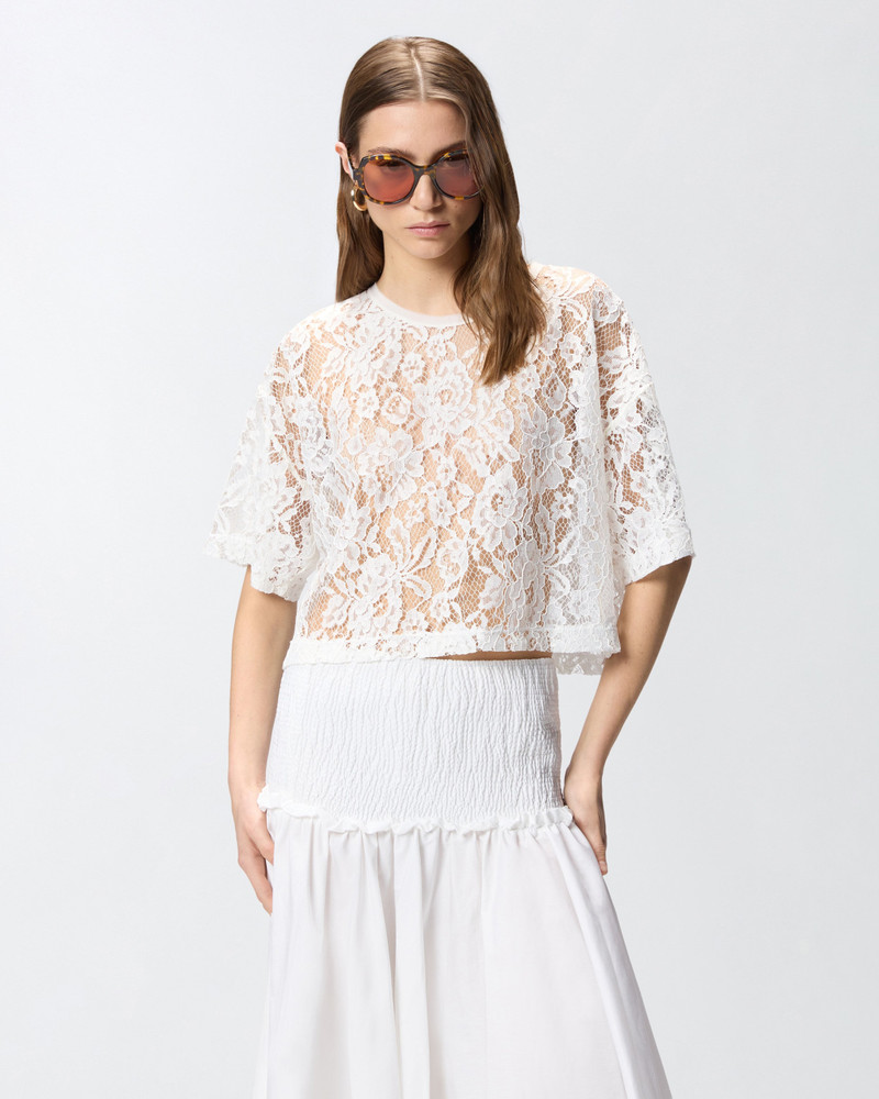 CROPPED LACE T-SHIRT 3