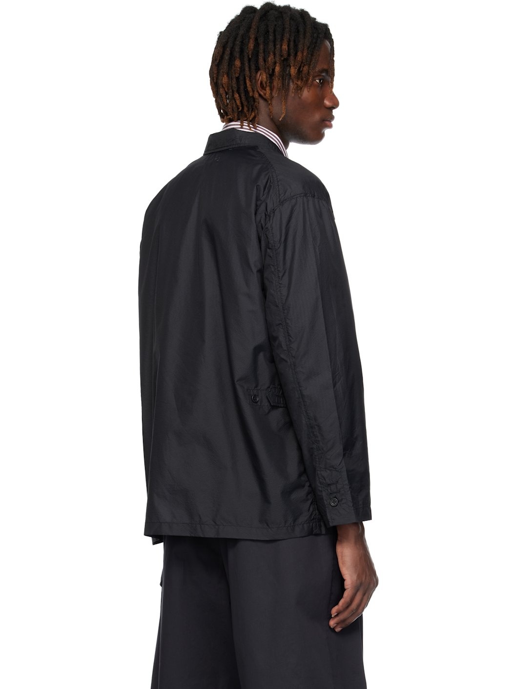 Navy Loiter Blazer - 3