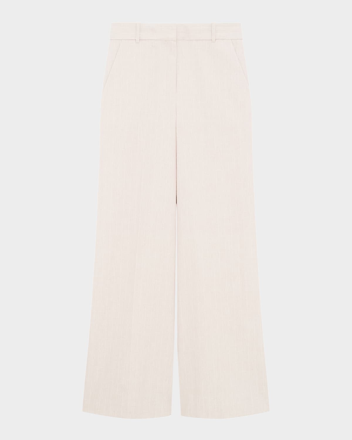 Stripe Canvas High-Rise Trousers - 1