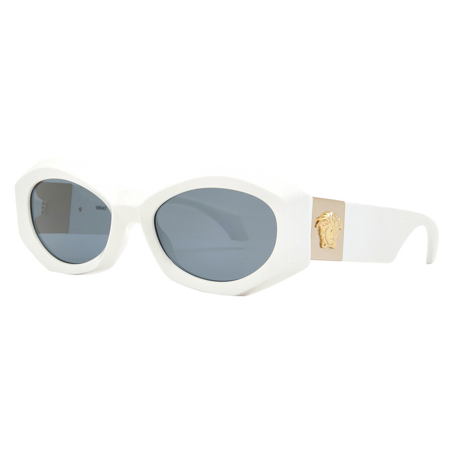 Versace Grey Irregular Ladies Sunglasses VE4466U 546280 54 - 2
