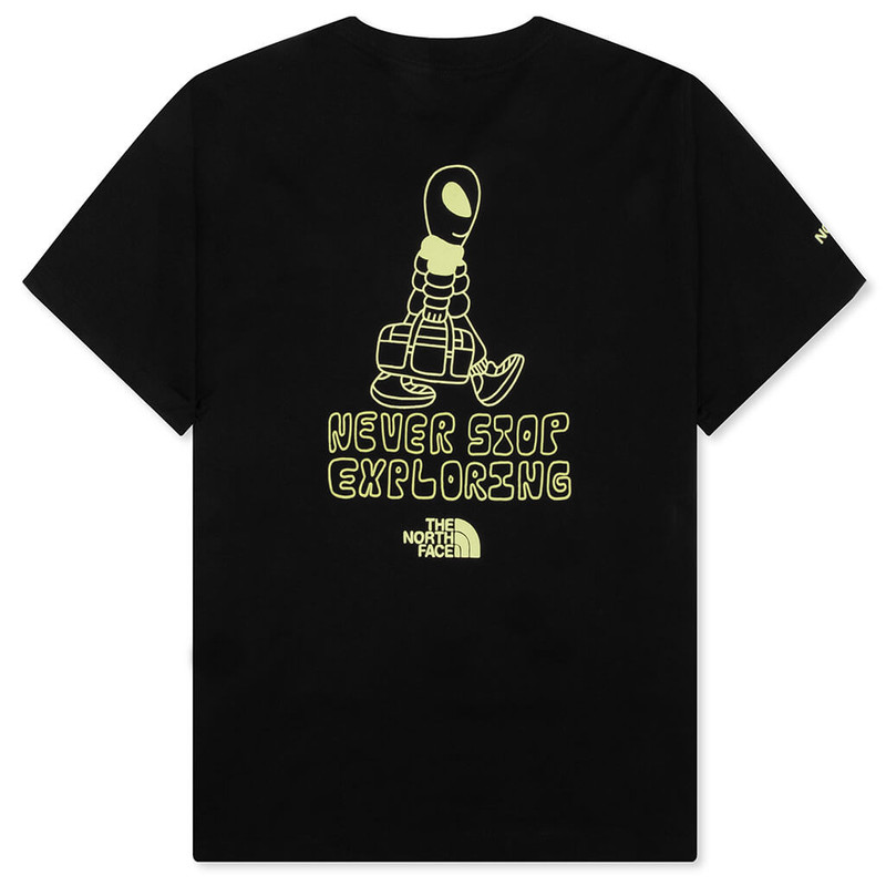 The North Face ALIEN RELAXED S/S GRAPHIC TEE - BLACK outlook