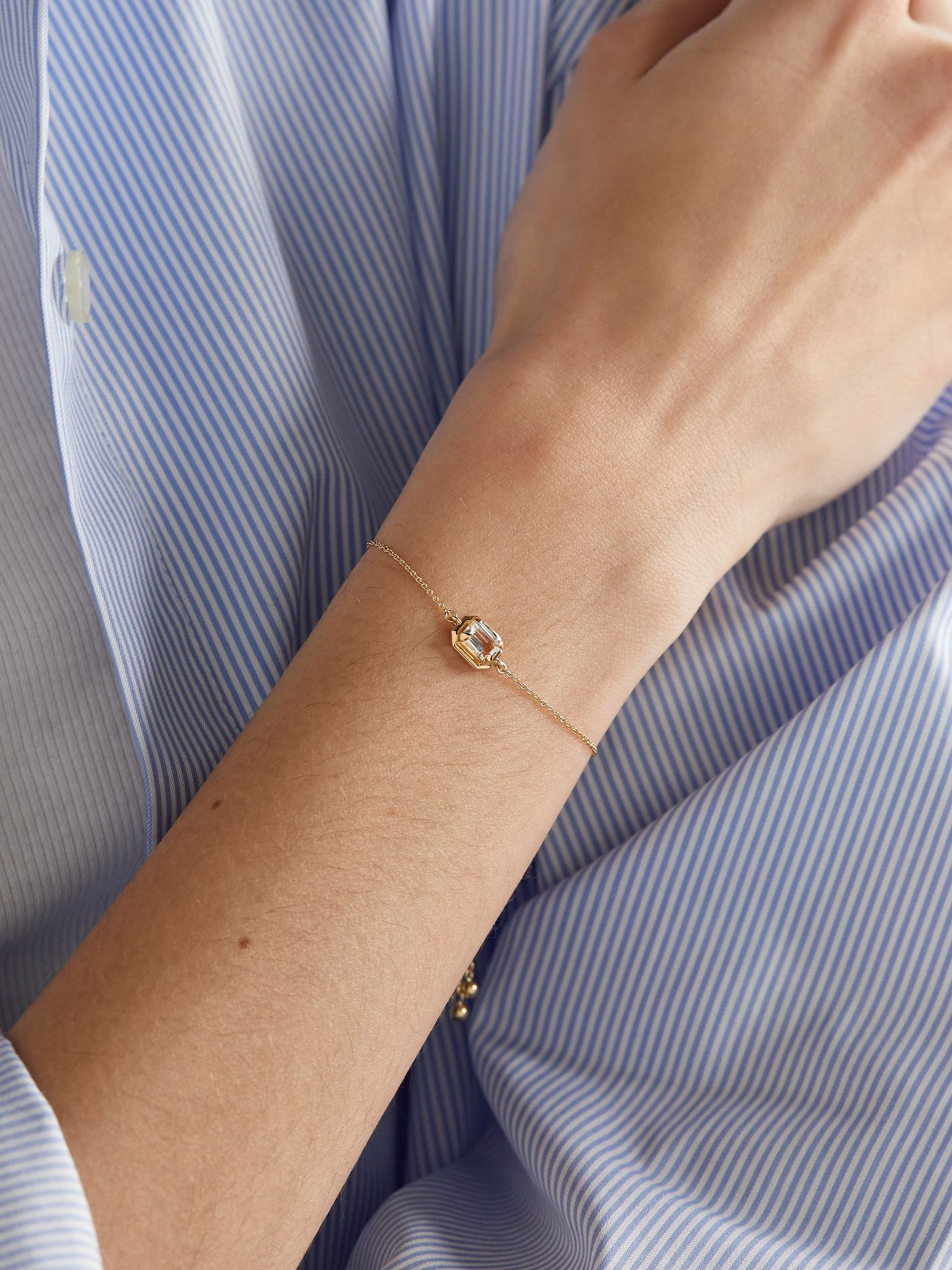 Bonbon 14-karat gold topaz bracelet Gold - 2