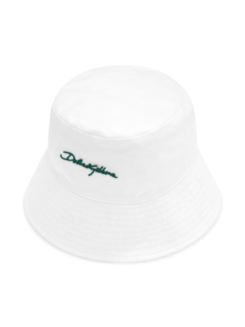 logo-appliquÃ© cotton bucket hat - 2