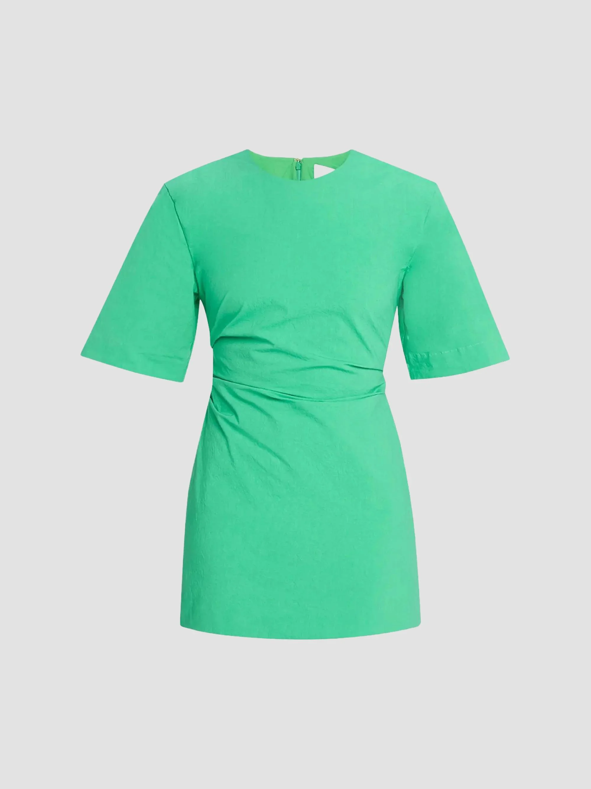 Women's Astryd Gathered Minidress - Green - 1
