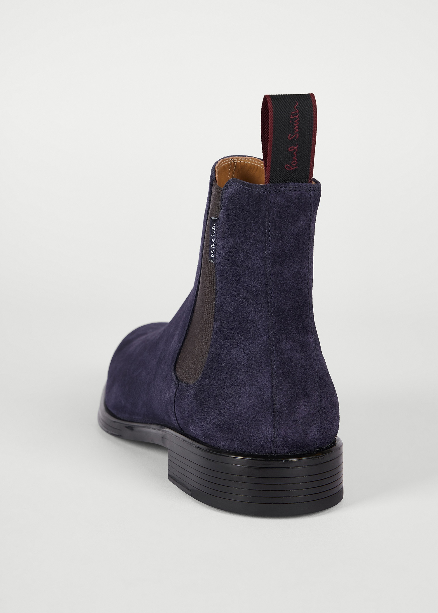 Navy Suede 'Augustus' Boots - 3