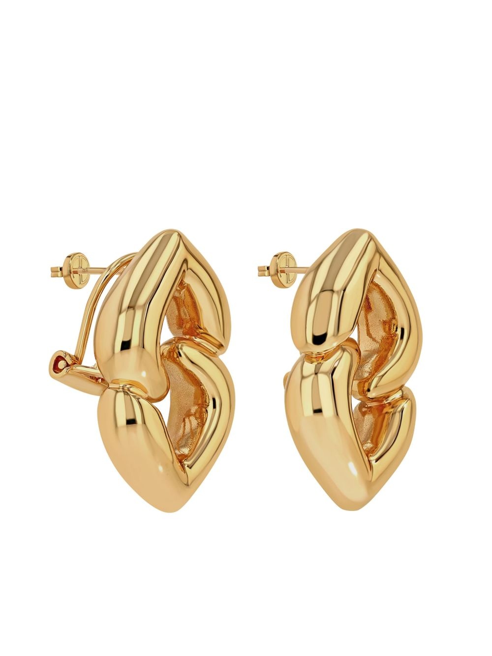 Abstract Heart earrings - 2