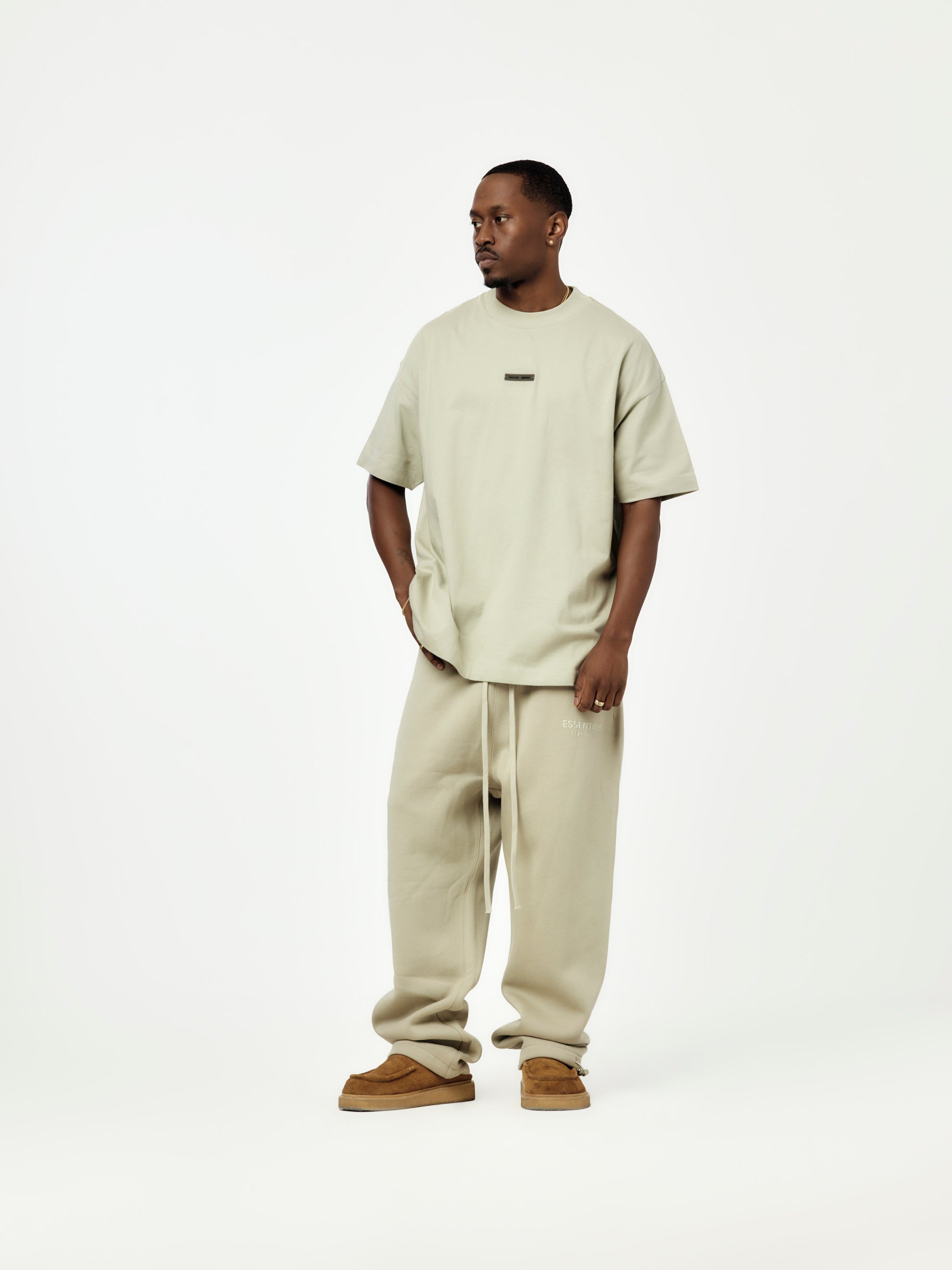 CLASSIC FIT T-SHIRT (ABBEY STONE) - 5