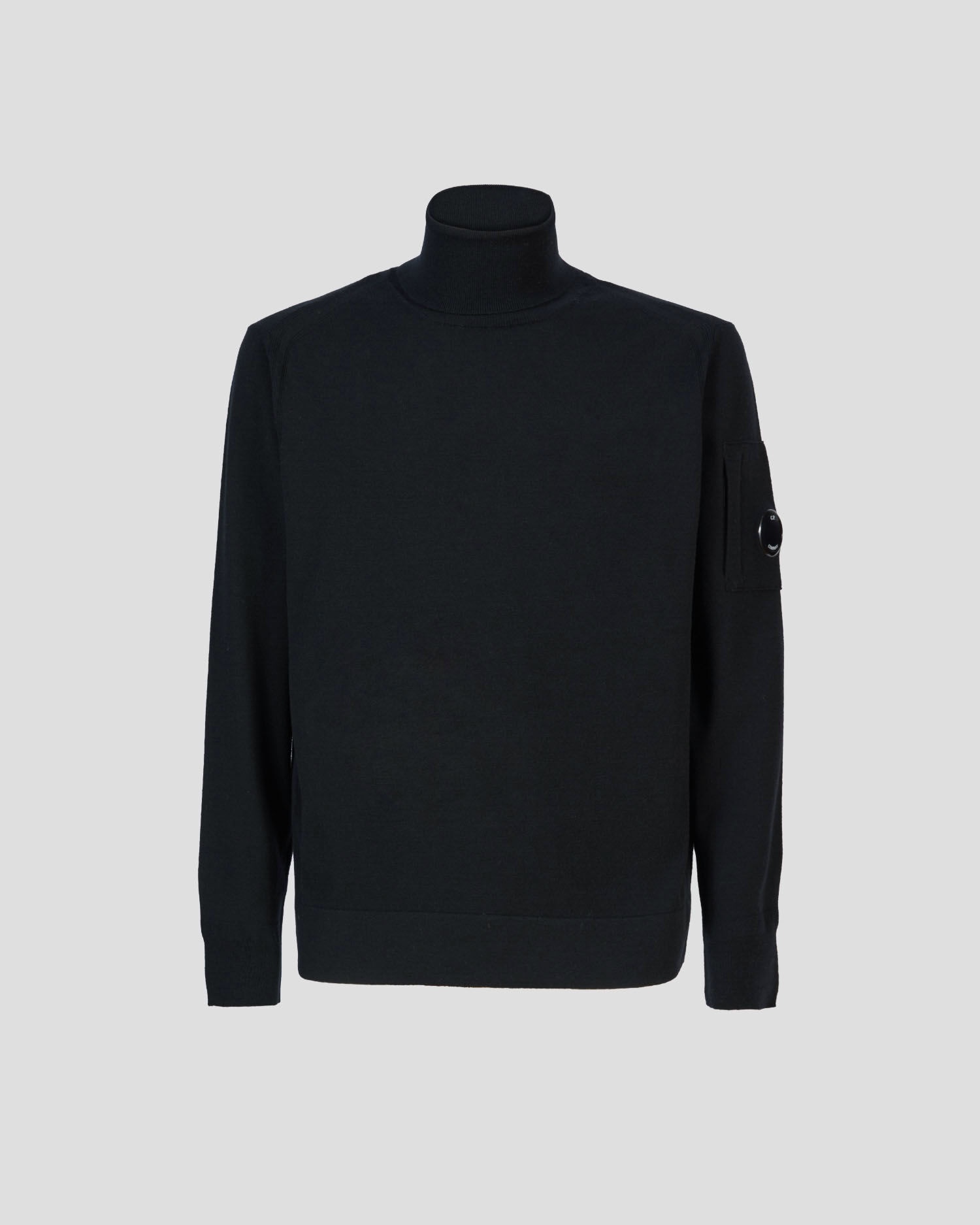 C.P. Company Extafine Merino Wool Roll Neck Knit | REVERSIBLE