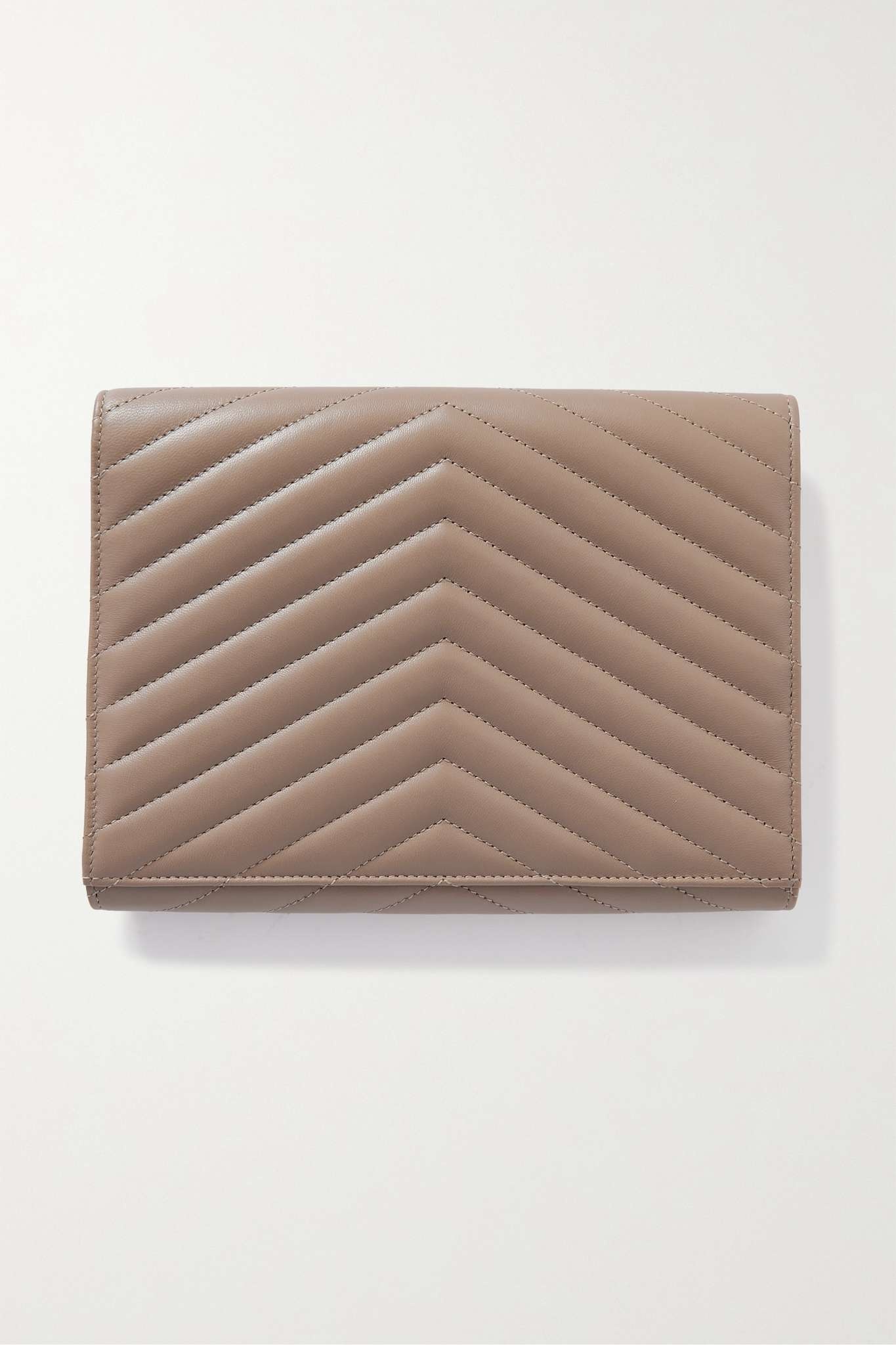 Cassandre matelassé leather clutch - 3