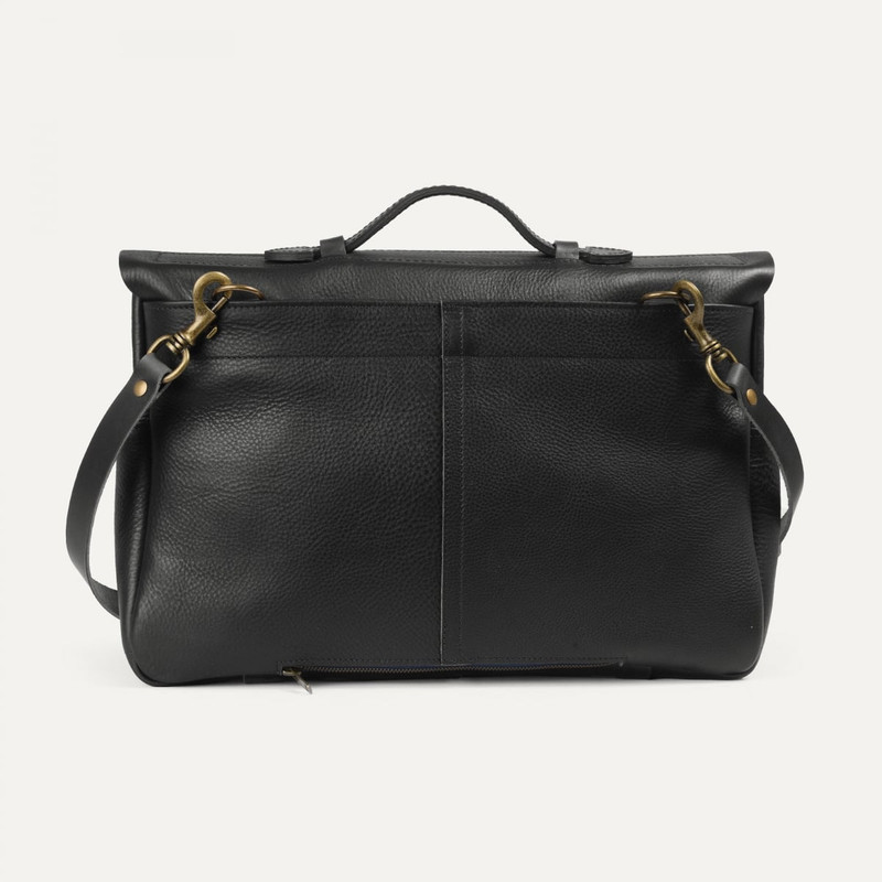 SATCHEL BAG CHARLES - BLACK 3