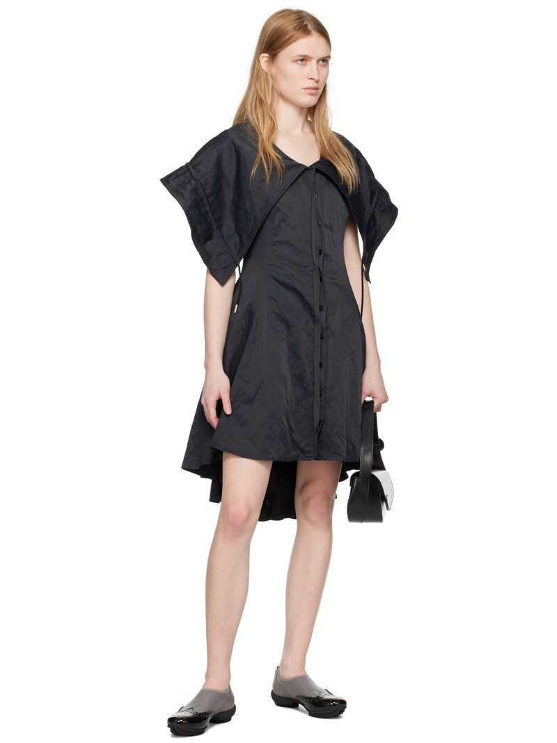 Kiko Kostadinov Gray & Black Sonia Slip On Brogues outlook