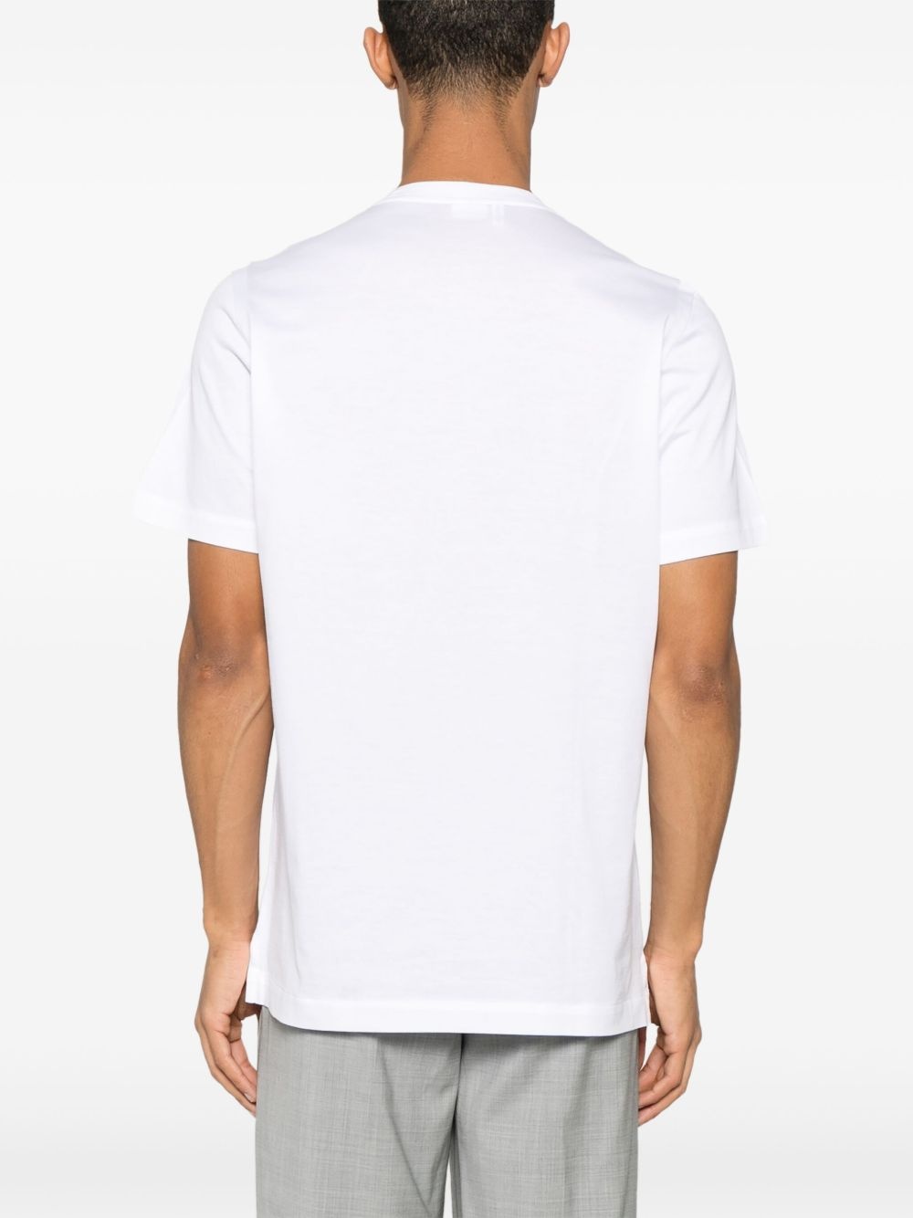 logo-embroidered T-shirt - 3