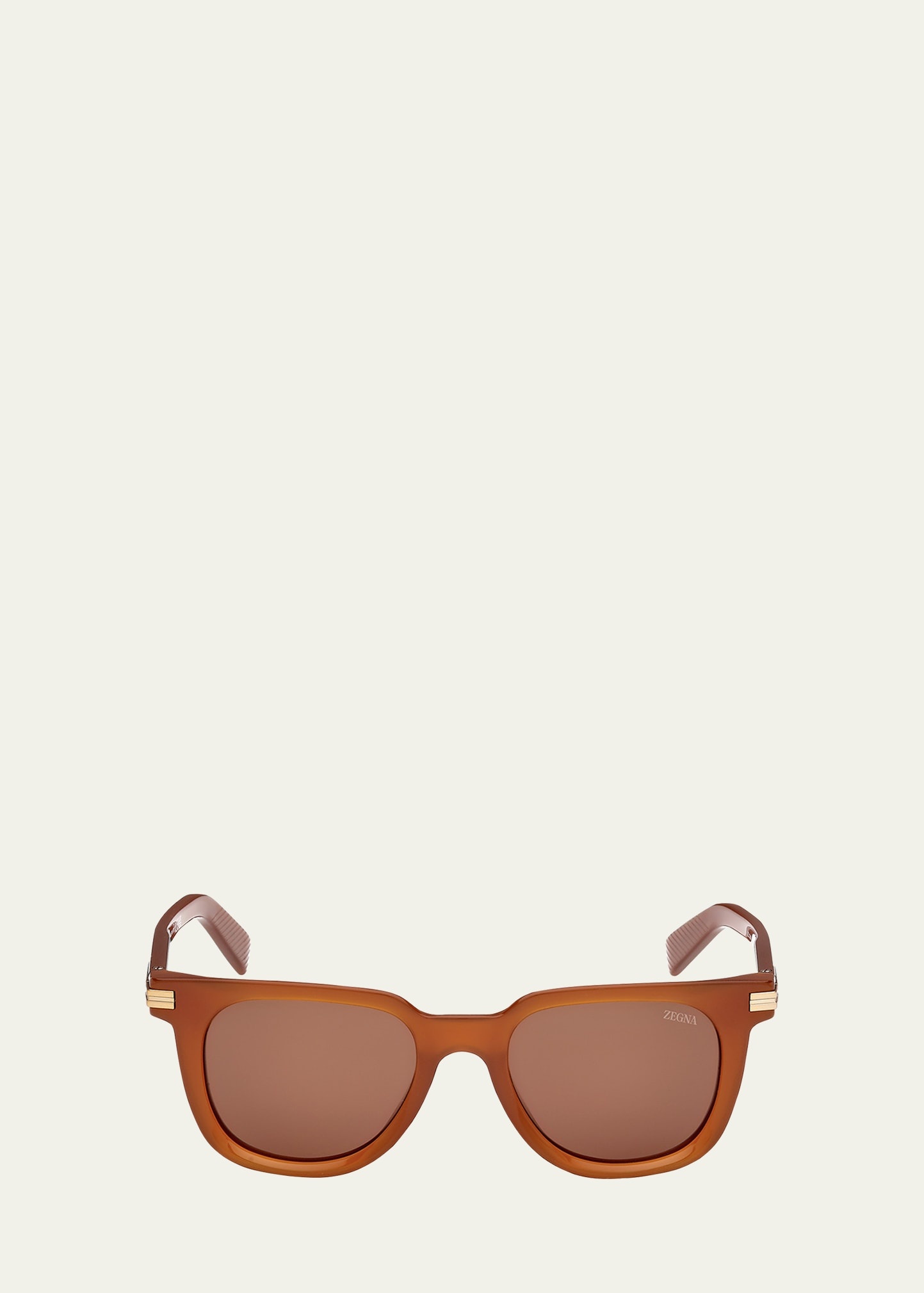 Men's Square Acetate Sunglasses - 1