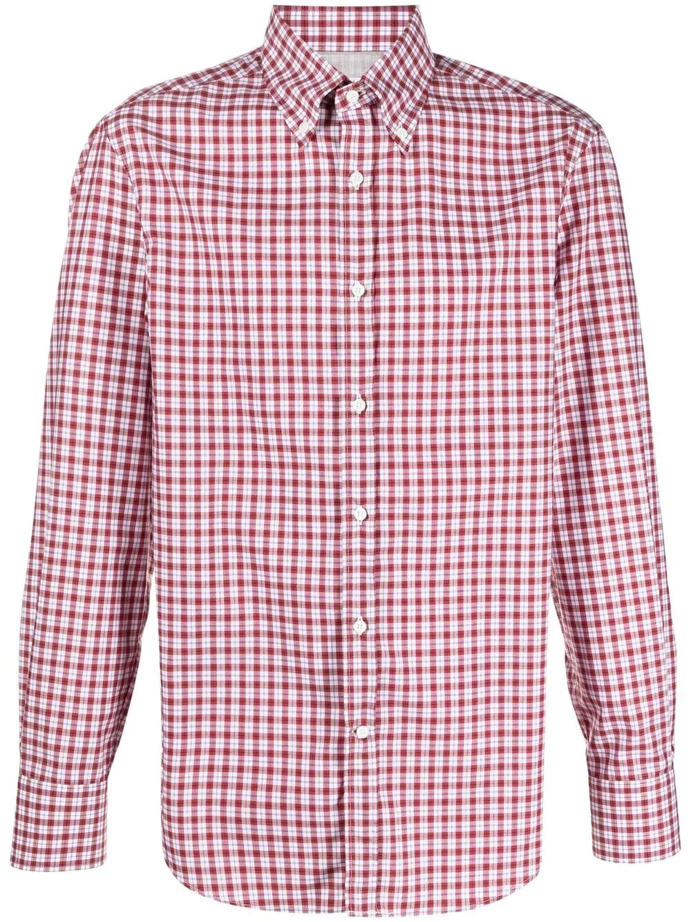 checked cotton shirt - 1