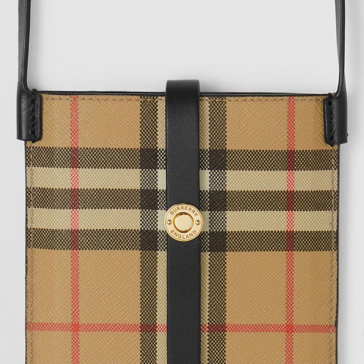 Vintage Check Anne Phone Case with Strap - 2