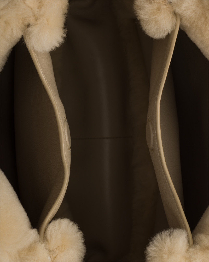 Shearling mini handbag 5