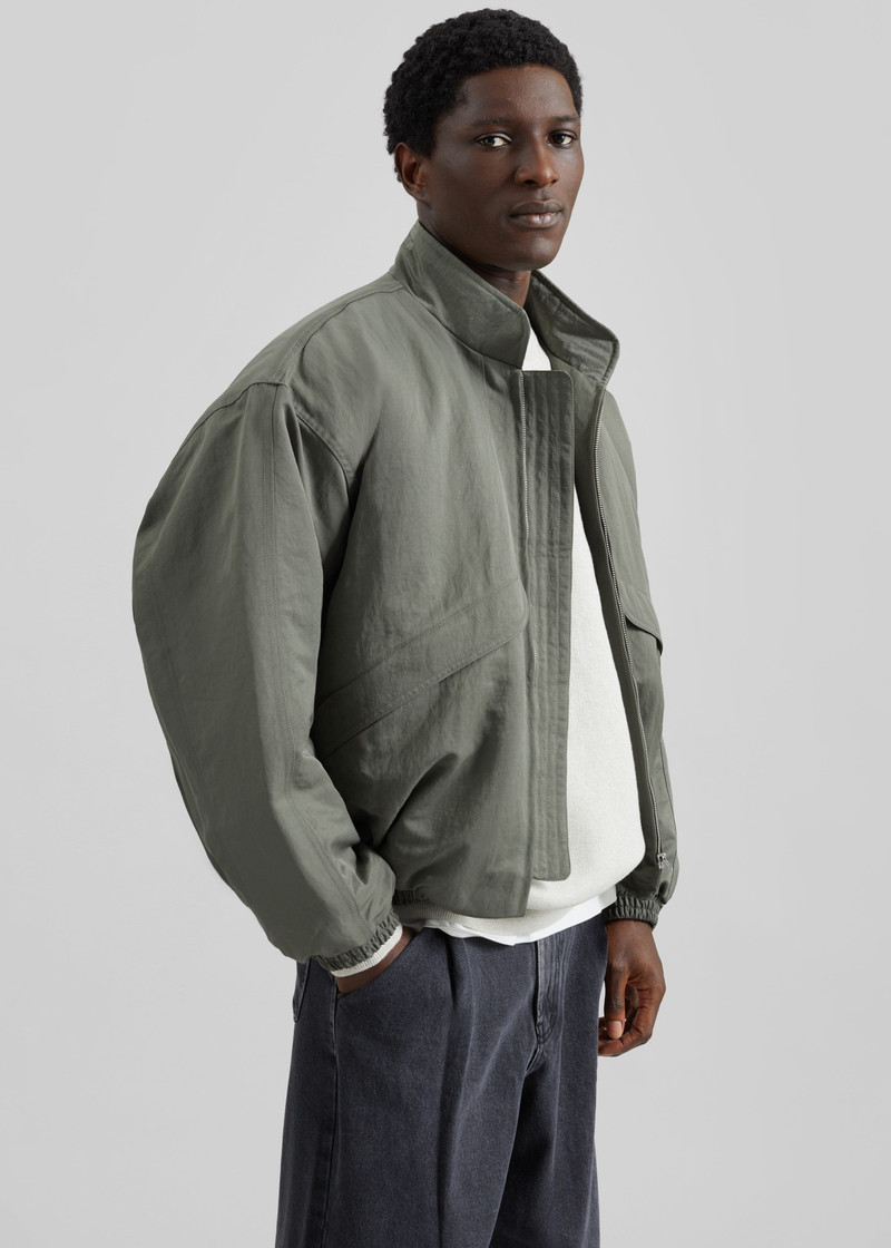 Seth Oversized Jacket - Khaki 7