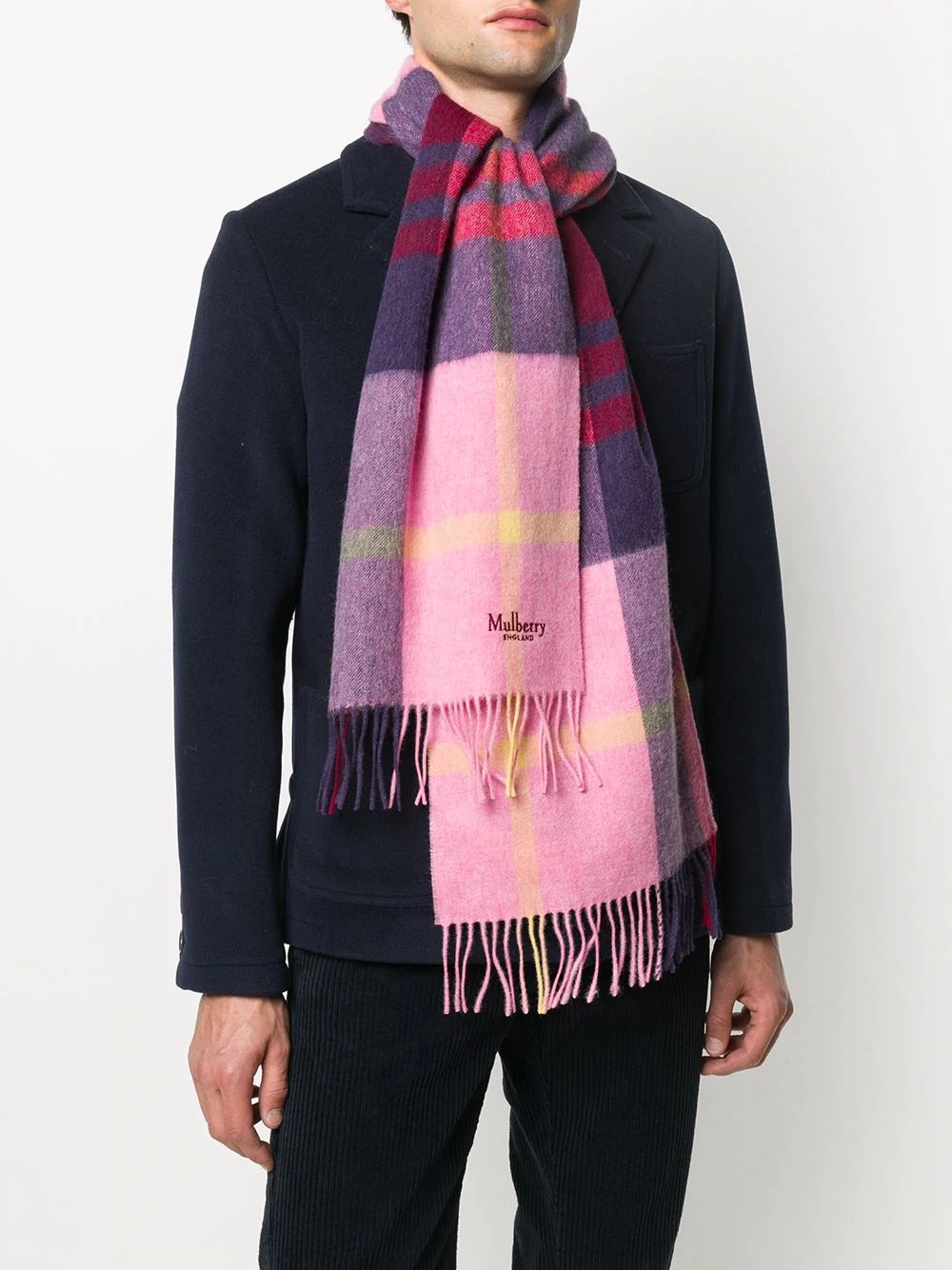 small check scarf - 2