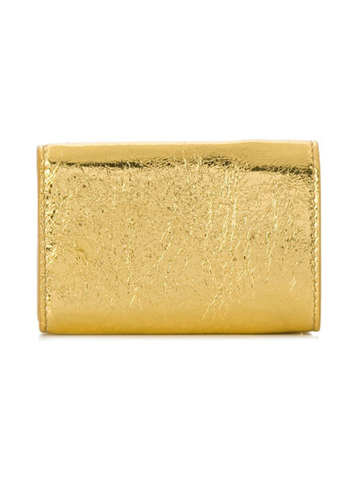 BALENCIAGA metallic Papier mini wallet outlook