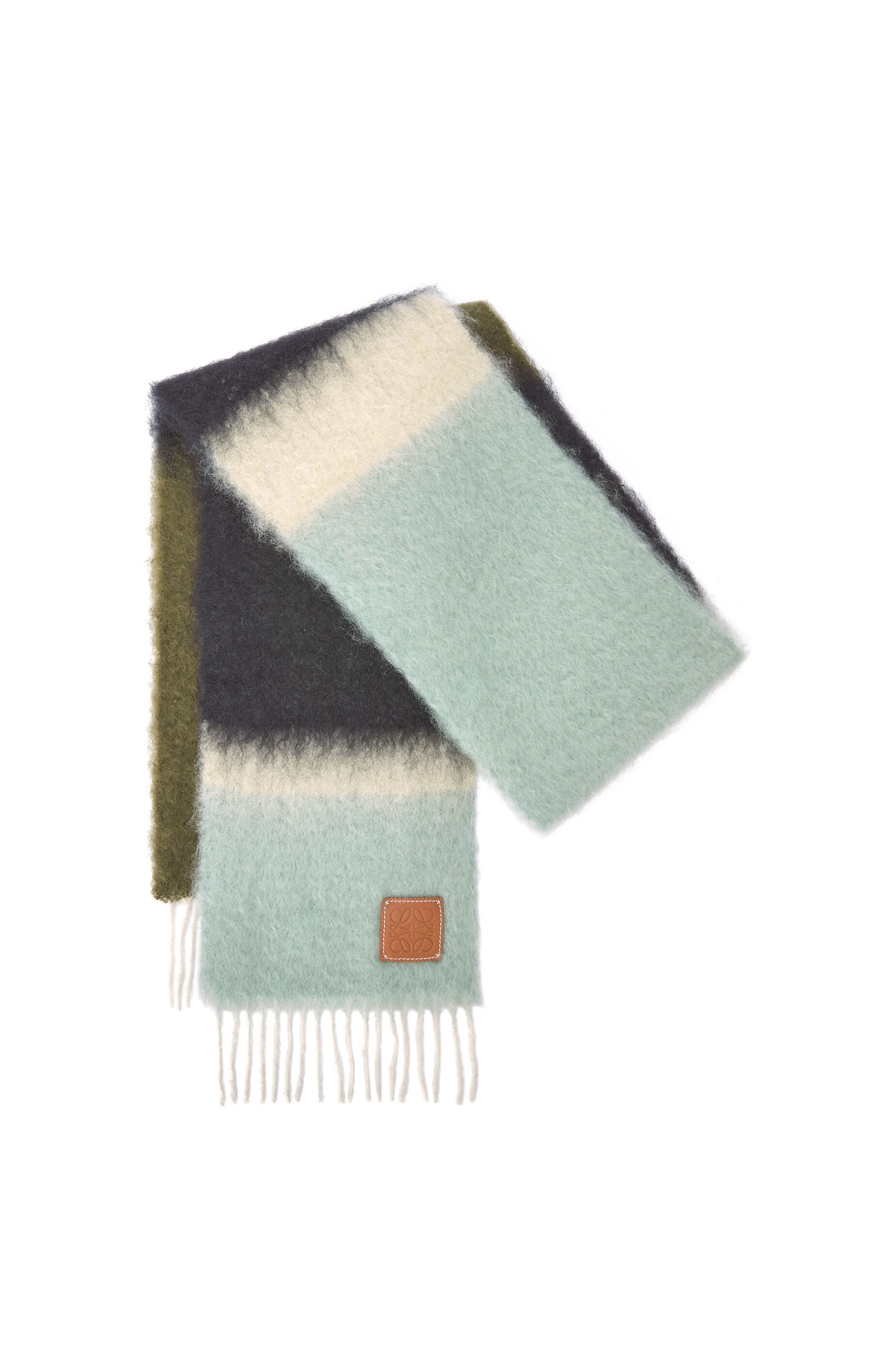 Stripes scarf in mohair - 2