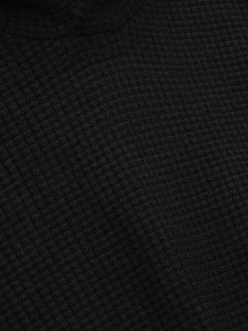 ESSENTIALS Womens Heavy Waffle 90's Hoodie outlook