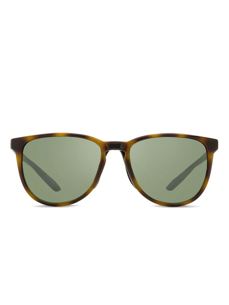 oval-frame keyhole-bridge sunglasses 1