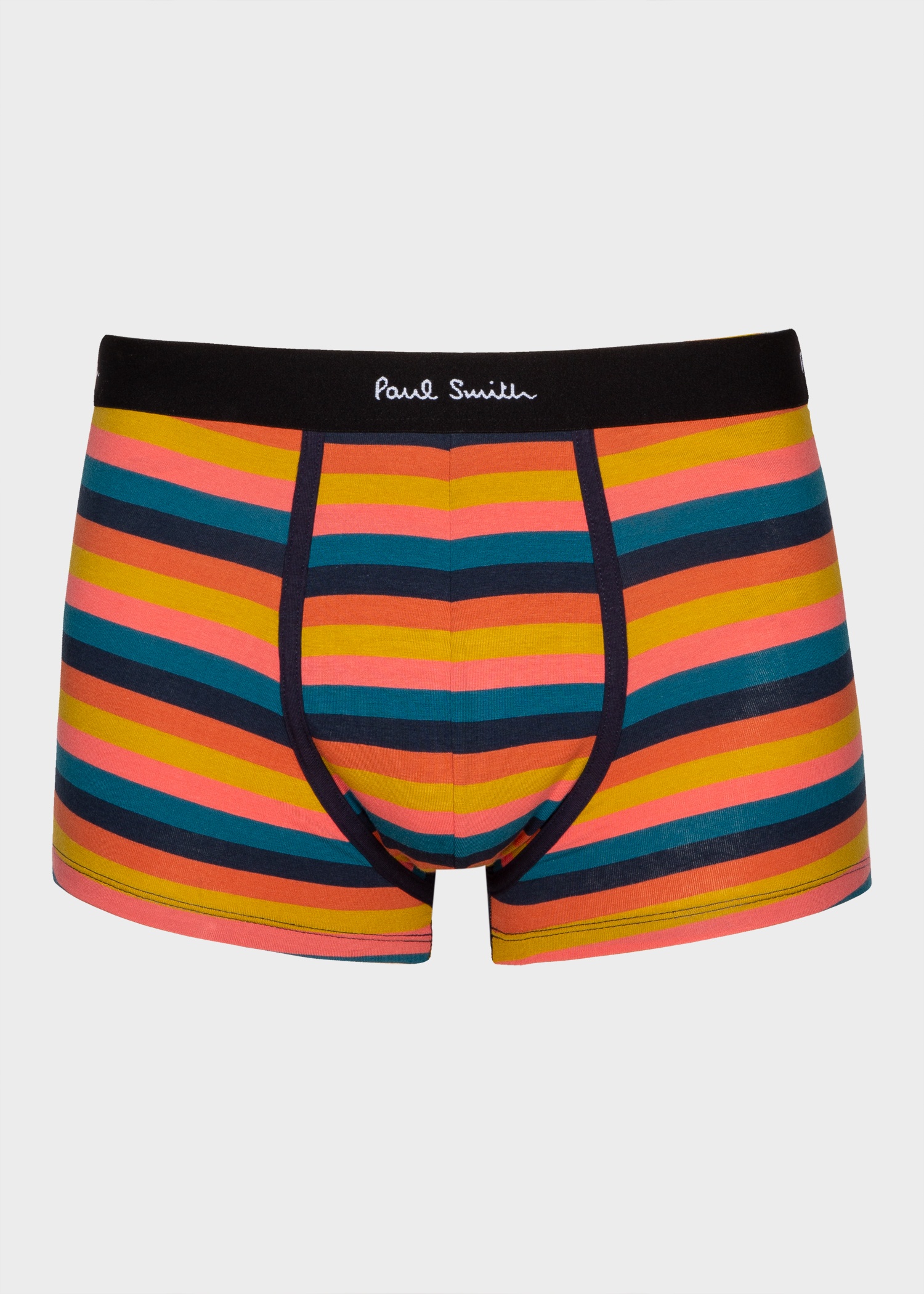 Black 'Artist Stripe' Boxer Briefs Three Pack - 2