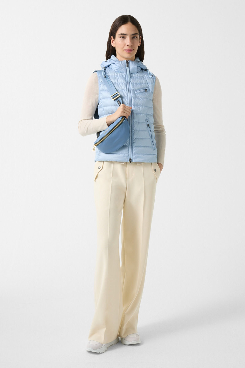 BOGNER Florisa lightweight down vest in Light blue outlook