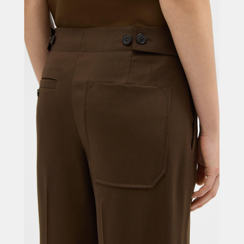 Adjustable Wool Gabardine Pant 5