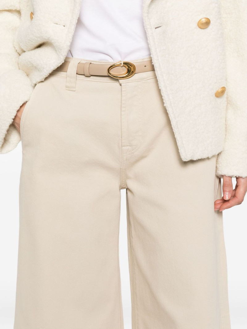 pocket straight-hem trousers 5