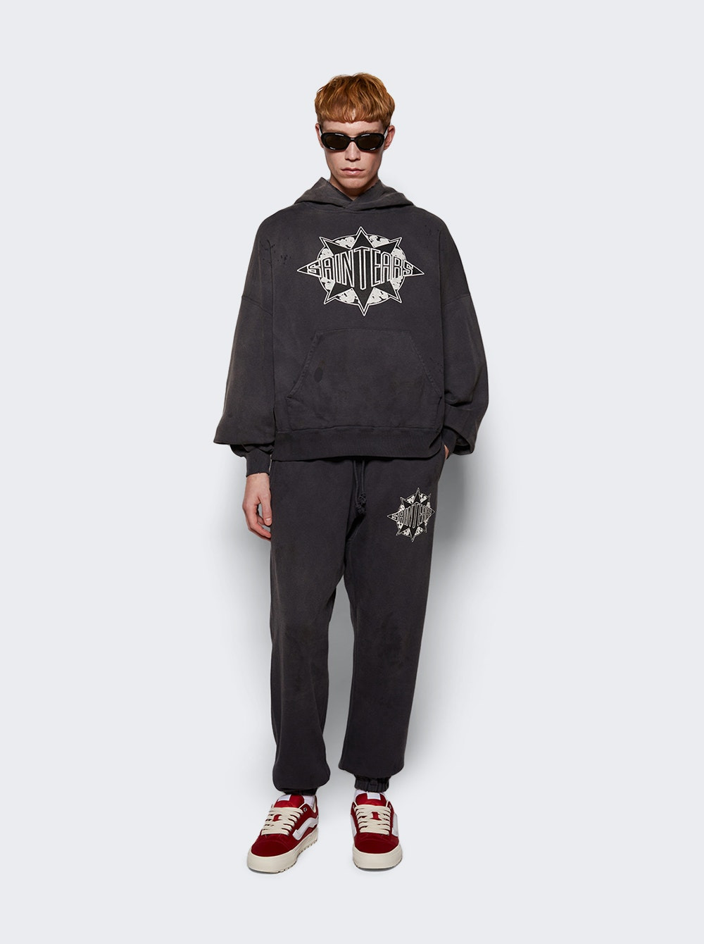 X Denim Tears Hoodie Washed Black - 2
