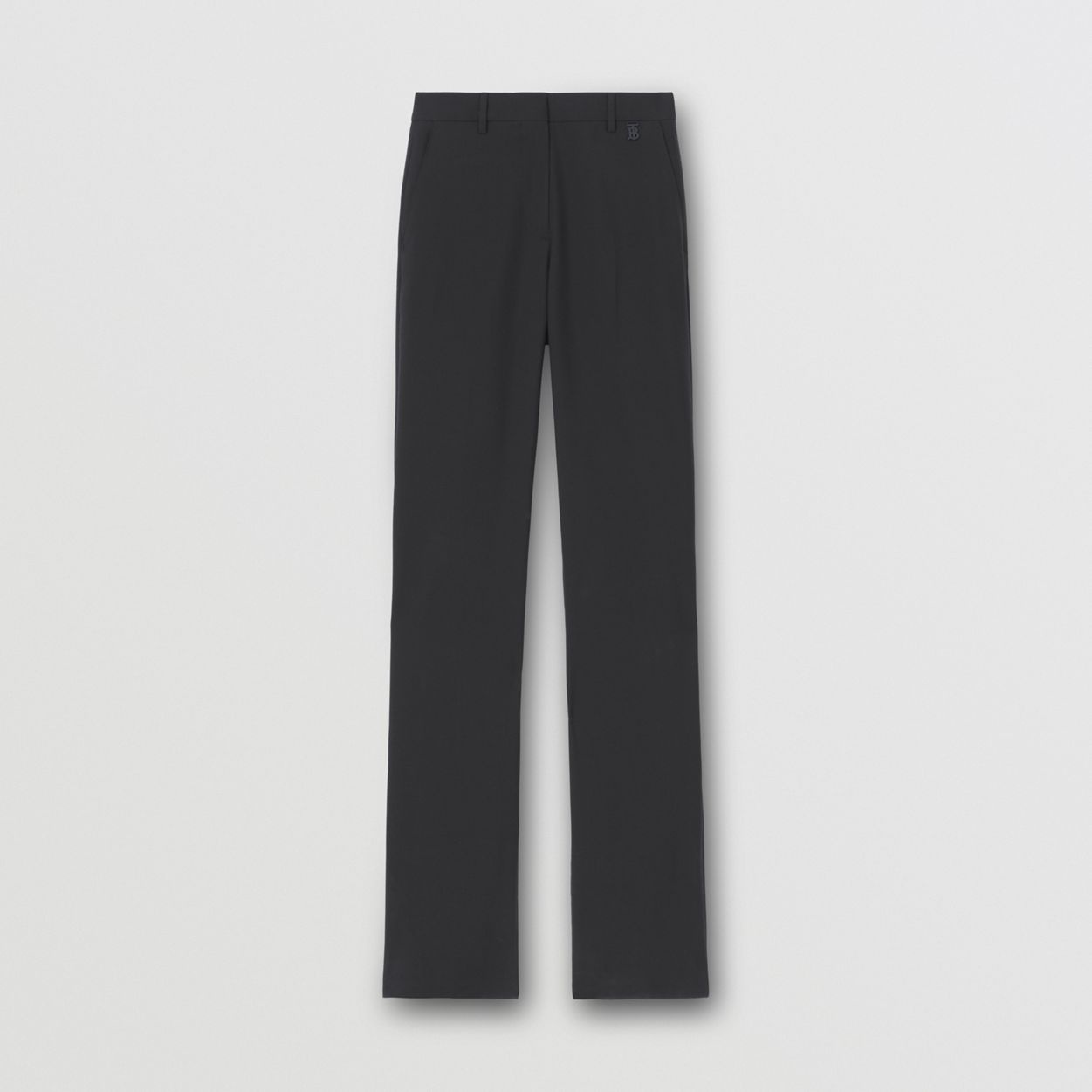 Monogram Motif Wool Tailored Trousers - 1