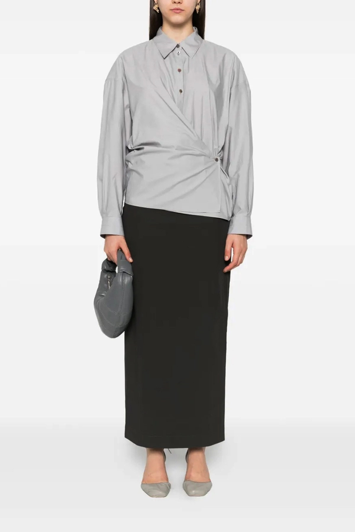 'Straight Collar Twisted' shirt - 2