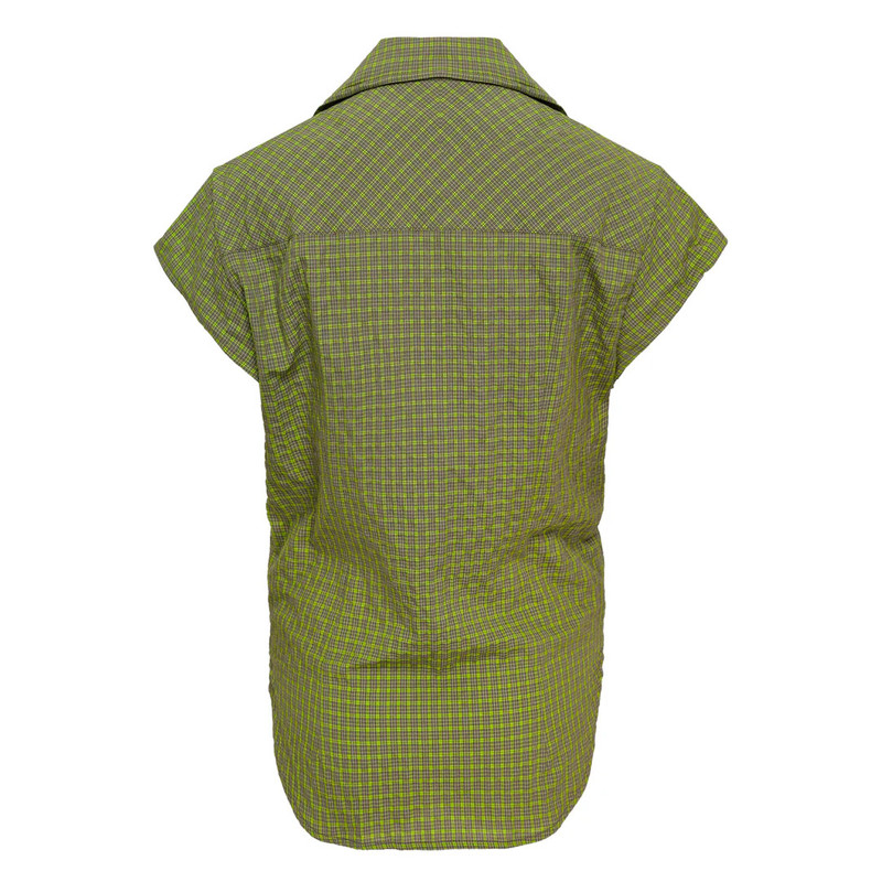OPEN YY Color Block Wire Shirt outlook