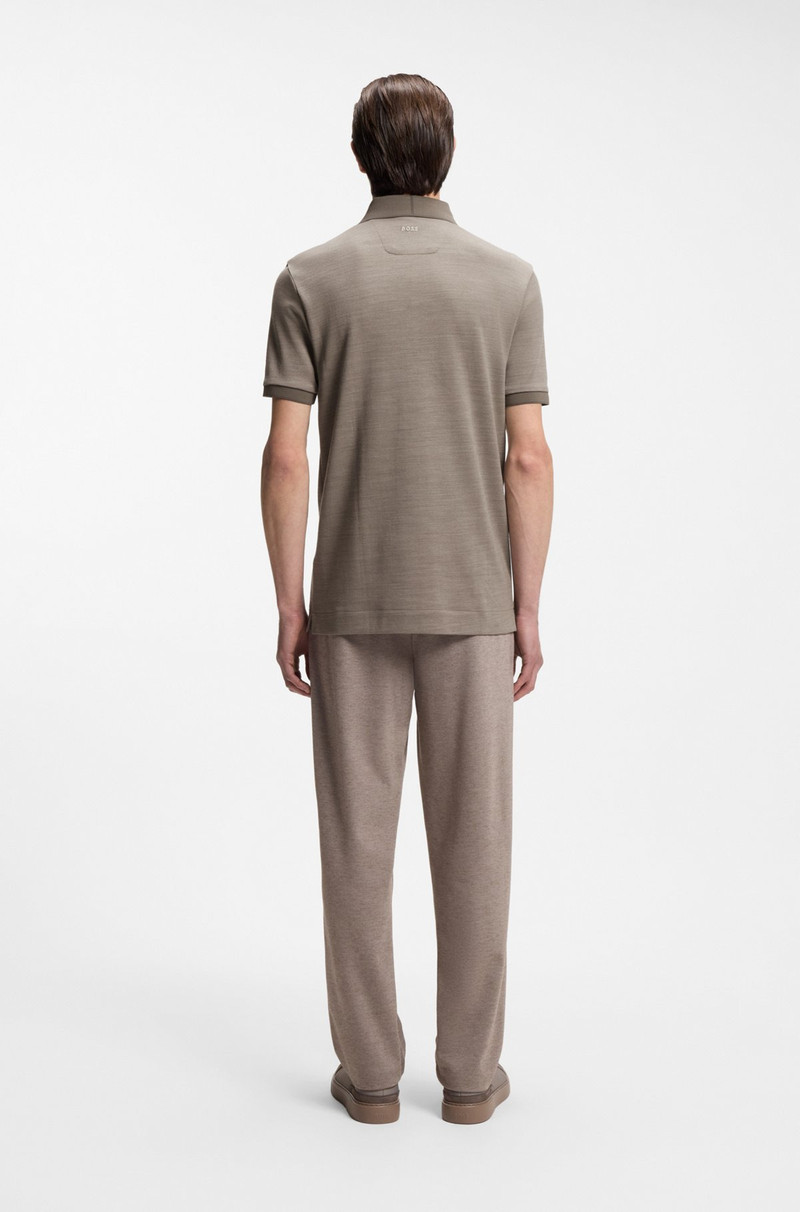 BOSS X ASTON MARTIN POLO SHIRT IN WOOL-COTTON PIQUÉ 5