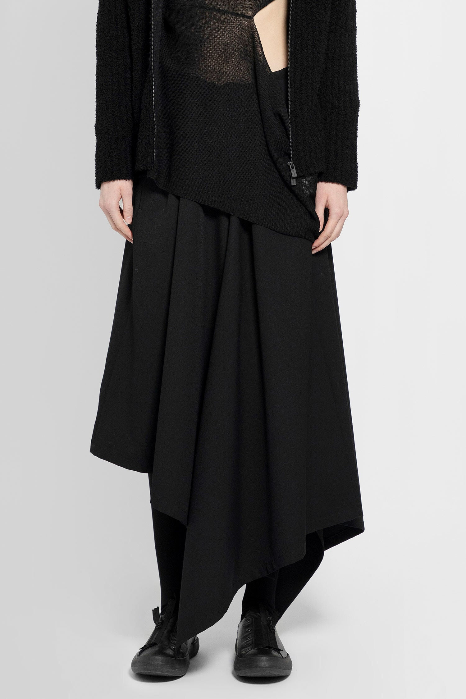 YOHJI YAMAMOTO WOMAN BLACK SKIRTS - 1