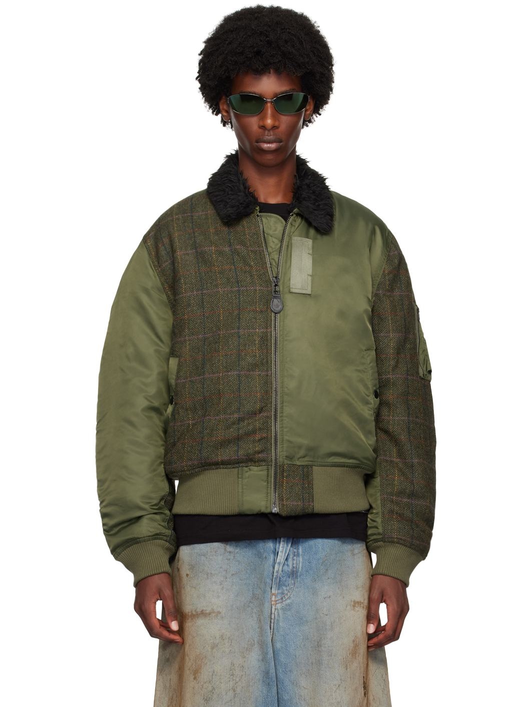 Green B15 Wool Flight Jacket - 1