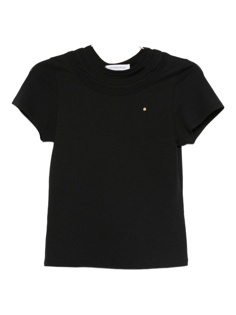 triple collar T-shirt 1