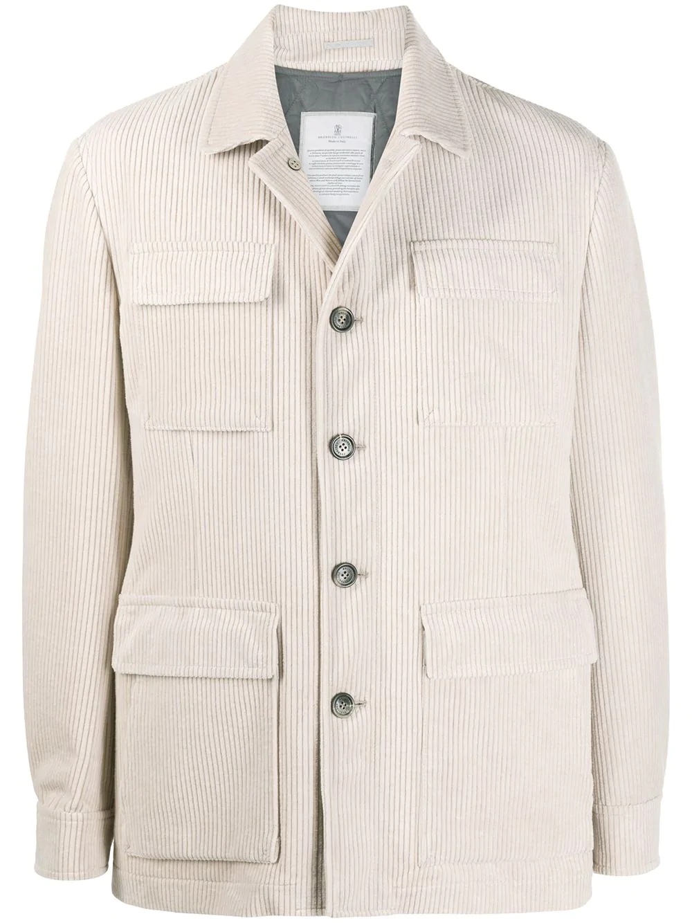 corduroy safari jacket - 1