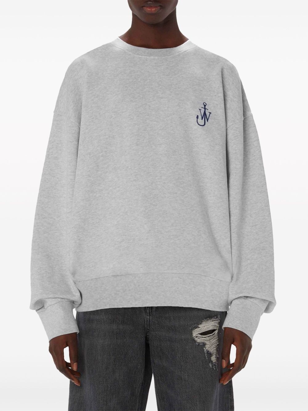 graphic-print organic cotton sweatshirt - 4