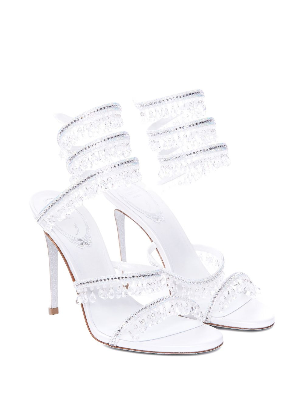 105mm leather sandals - 2