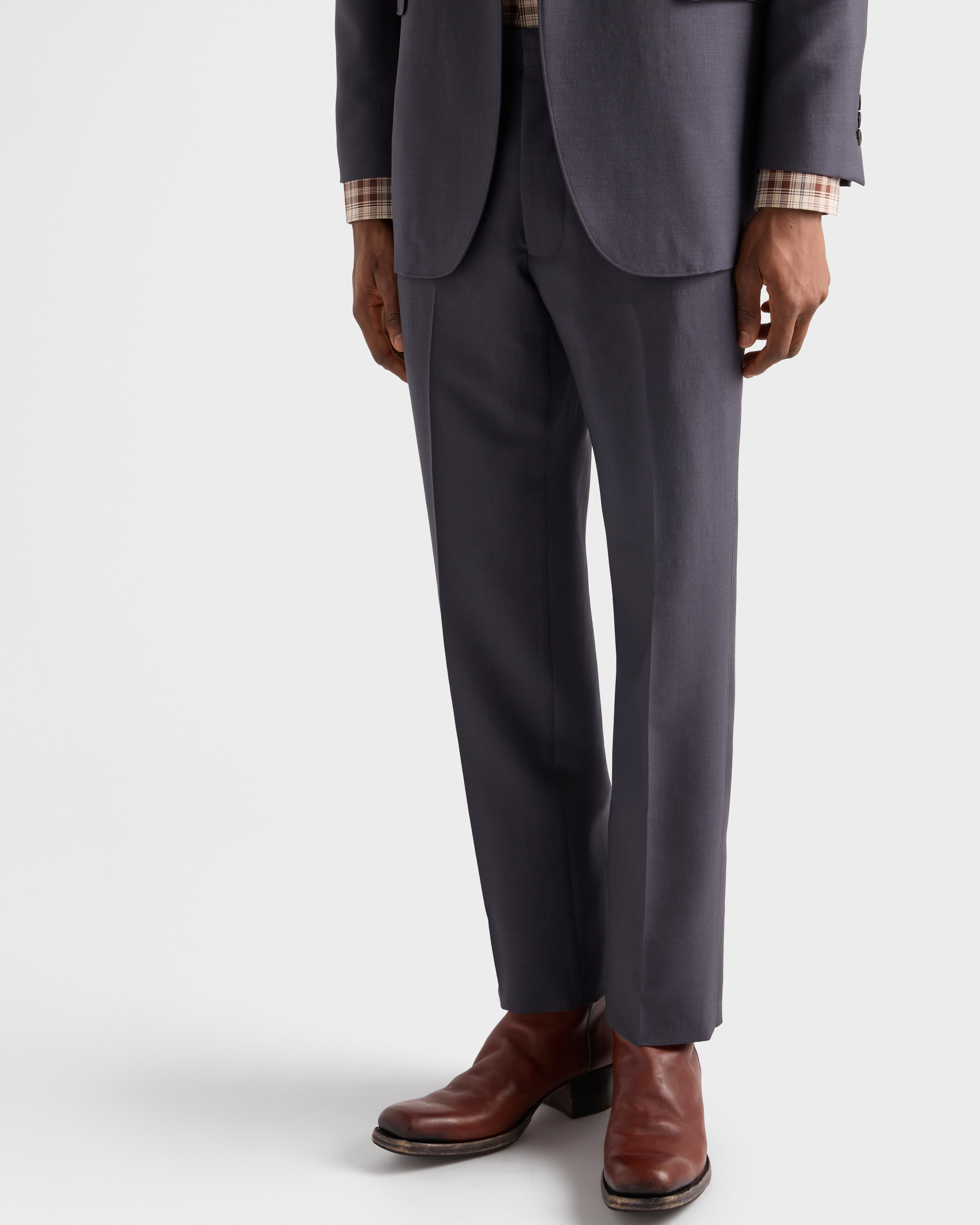 Wool and mohair pants - 4