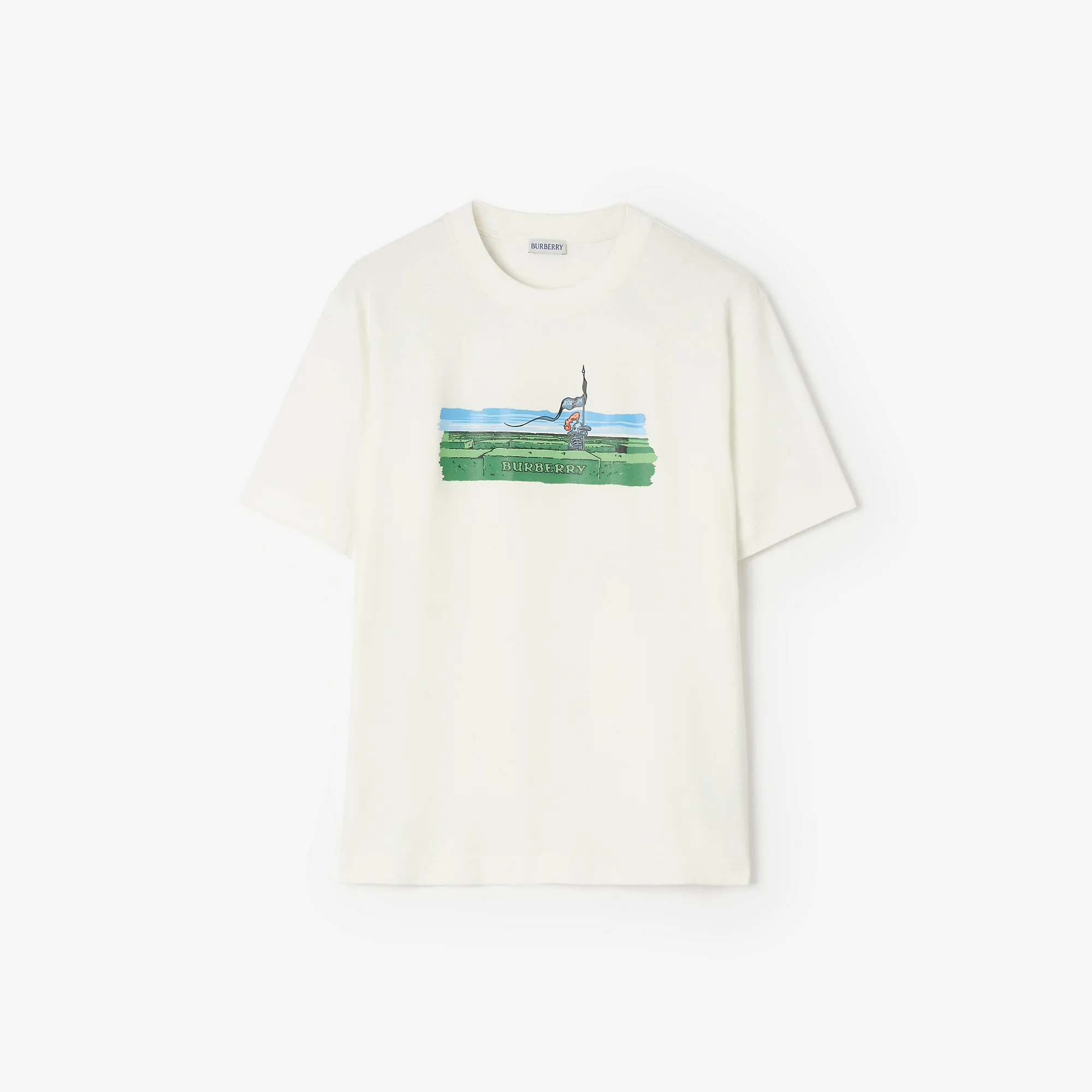 Maze Cotton T-shirt - 1